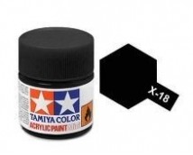 Tamiya X-18 Semi Gloss Black