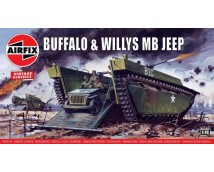 Airfix 1:76 LTV 4 Buffalo & Willys jeep   A02302