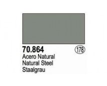 Vallejo Model Color Acrylic - Natural Steel
