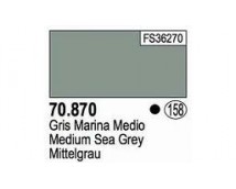 Vallejo Model Color Acrylic - Medium Sea Grey 70.870