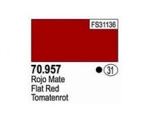 Vallejo Model Color Acrylic - Flat Red 70957