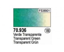 Vallejo Model Color Acrylic - Transparent Green