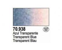 Vallejo Model Color Acrylic - Transparent Blue