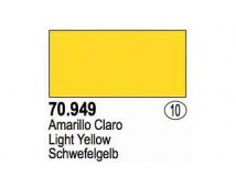 Vallejo Model Color Acrylic - Light Yellow 70949
