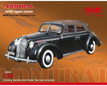 ICM 1:24 Admiral With Open Cover WWII German Passenger Car