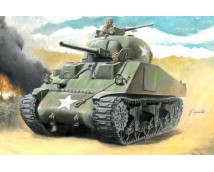 Italeri 1:56 M4 Sherman 75mm incl. lijm en verf