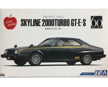 Aoshima 1:24 Nissan Skyline 2000 Turbo GT-E-S 1981