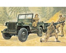 Italeri 314 Willys MB Jeep with Trailer 1:35