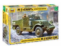 Zvezda 1:35 M-3 Scout Car Armored Personnel Carrier      3519
