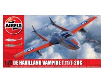 Airfix 1:72 DeHavilland Vampire T.11/J-28C    A02058A