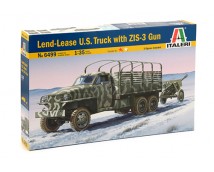 Italeri 1:35 Lend Lease US Truck and ZIS3 Gun