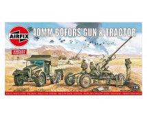 Airfix 1:76 Bofors 40mm Gun and Tractor    A02314V