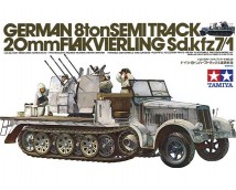 Tamiya 1:35 German 8Ton Semi Track 20mm Flakvierling Sd Kfz. 7/1