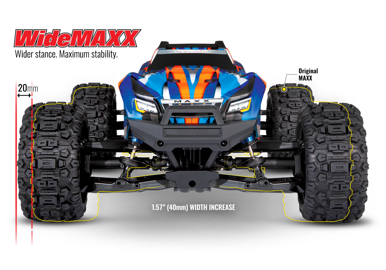 Traxxas WIDE MAXX 1/10 4WD Brushless Electric Monster Truck VXL-4S