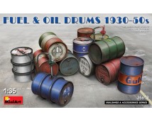 Mini Art 1:35 Fuel and Oil Drums 1930-50s