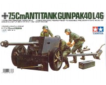 Tamiya 35047  7,5cm Anti Tank Gun PAK40 / L46 1:35