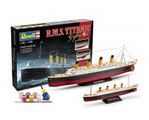 Revell 1:700 + 1:1200 R.M.S. Titanic Models Gift Set (2 Modellen!)  incl. lijm en verf