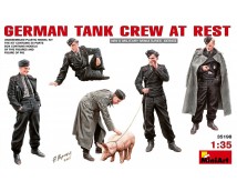 Mini Art 1:35 German Tank Crew At Rest    35198