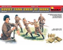 Mini Art 1:35 Soviet Tank Crew At Work    35153