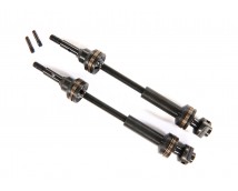 TRAXXAS Driveshafts, Front, steel-spline constant-velocity (complete assembly) (2)    TRX9051X
