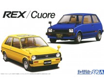 Aoshima 1:20 Subaru REX 1981 plus Daihatsu I55s Cuore 1981 (2 modellen !)