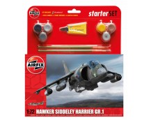 Airfix 1:72 Hawker Harrier GR.1  Starter Set incl. lijm verf kwasten    A55205