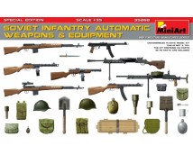 MiniArt 1:35 Soviet Infantry Automatic Weapons and Equipment    35268