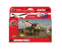 Airfix Starter Set Sherman Firefly incl lijm en verf 1:72     A55003