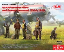 ICM 1:35 USAAF Bomber Pilots and Ground Personnel 1944-1945      ICM48088