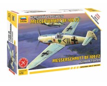 Zvezda 1:72 Messerschmitt BF-109 F2 German Fighter Snap Fit     7302