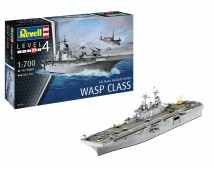 Revell 1:700 USS WASP NAvy Assault Carrier MODEL SET incl lijm, verf en kwasten     65178