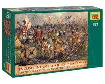 Zvezda 8060 England Infantry of 100 Years War 1:72
