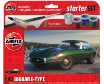 Airfix A55009 Jaguar E-Type 1:43 STARTER SET incl lijm, verf en kwast