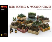 MiniArt 35574 Beer Bottles and Wooden Crates 1:35