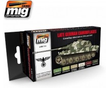 AMMO Late War German Camouflages 6pcs.  MIG7101