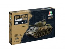 Italeri 25772 Sherman Fury M4A3E8  1:56