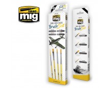 AMMO MIG-7605  Brush Set Panel Lines and Fading