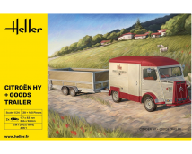 Heller 50331 Citroen HY plus Goods Trailer 1:24