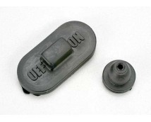 Antenna boot (rubber) (1)/ on-off switch cover (rubber) (1), TRX1574