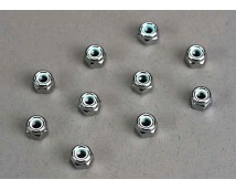 Nuts, 4mm nylon locking (10), TRX1747