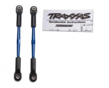 Turnbuckles, aluminum (blue-anodized), toe links, 61mm (2) (, TRX2336A