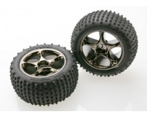 Tires & wheels, assembled (Tracer 2.2 black chrome wheels, A, TRX2470A