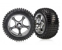 Tires & wheels, assembled (Tracer 2.2 chrome wheels, Alias 2, TRX2470R