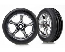 Tires & wheels, assembled (Tracer 2.2 chrome wheels, Alias r, TRX2471R