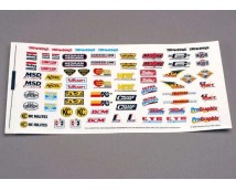 Decal sheet, racing sponsors, TRX2514