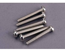 Screws, 3x20mm roundhead machine (6), TRX2566