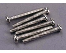 Screws, 3x23mm roundhead machine (6), TRX2567