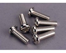 Screws, 4x12mm roundhead machine (6), TRX2568