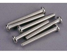 Screws, 4x30mm roundhead machine (6), TRX2571