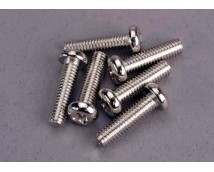 Screws, 4x15mm roundhead machine (6), TRX2573